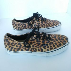 Vans Cheetah Print Slater Shoes Women 8 Men 6.5